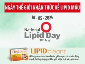 LIPIDcleanz hân hạnh đồng hành cùng ngày Thế giới nhận thức về Lipid máu 10/5/2024